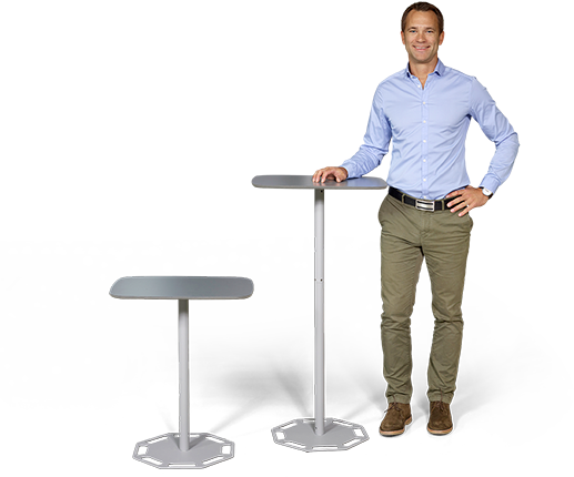 EXPOLINC PORTABLE TABLE 2in1